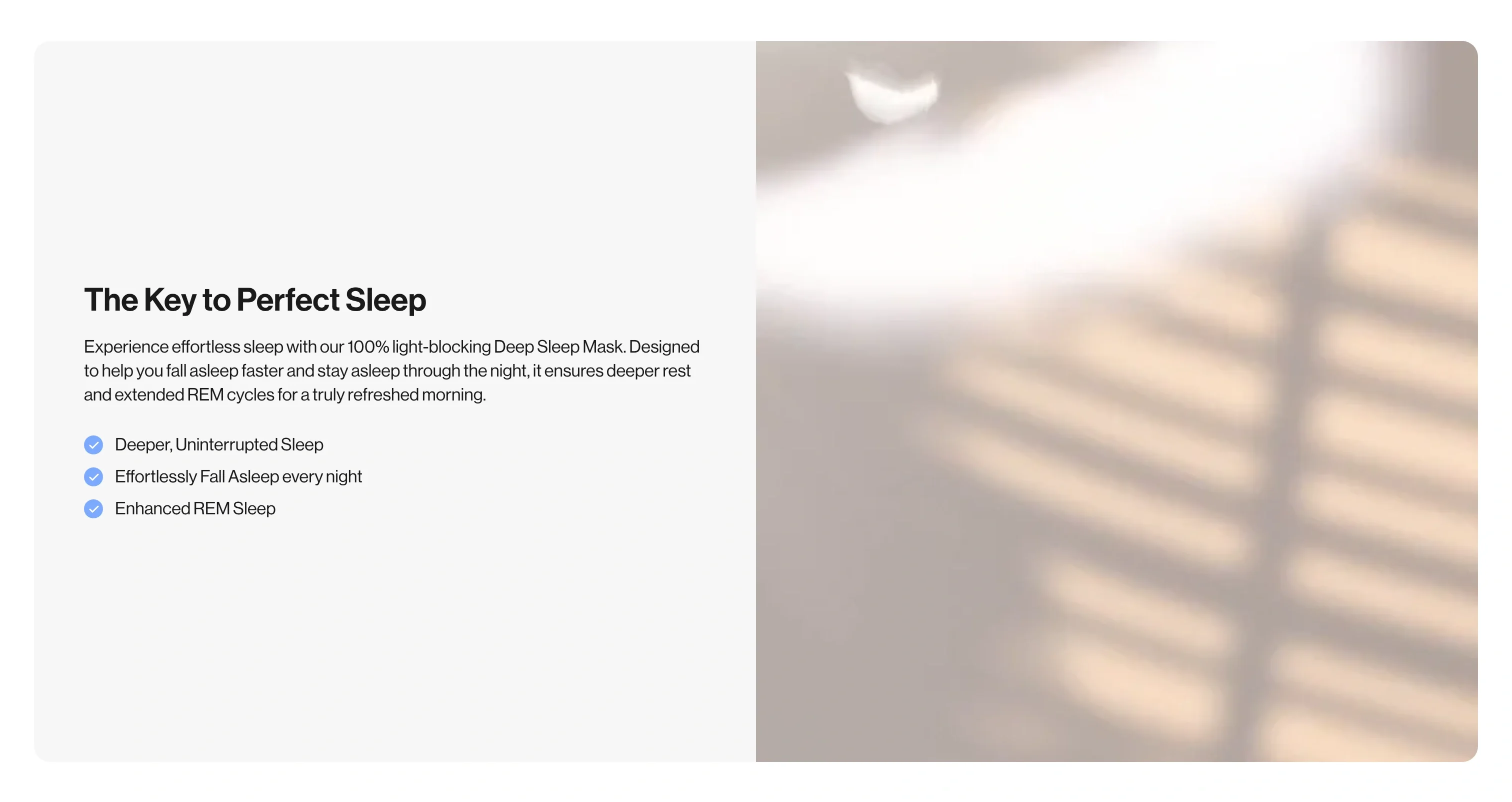 Perfect Sleep Benefits