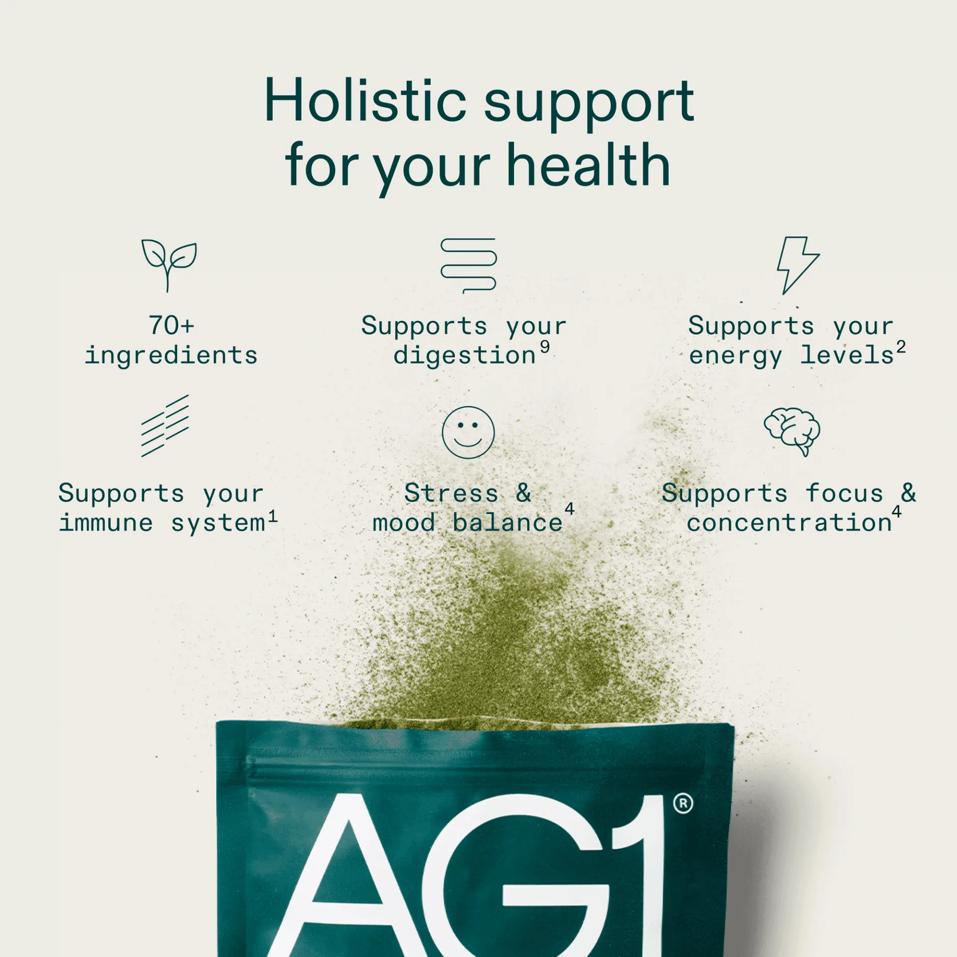 Health Benefits Icon Grid