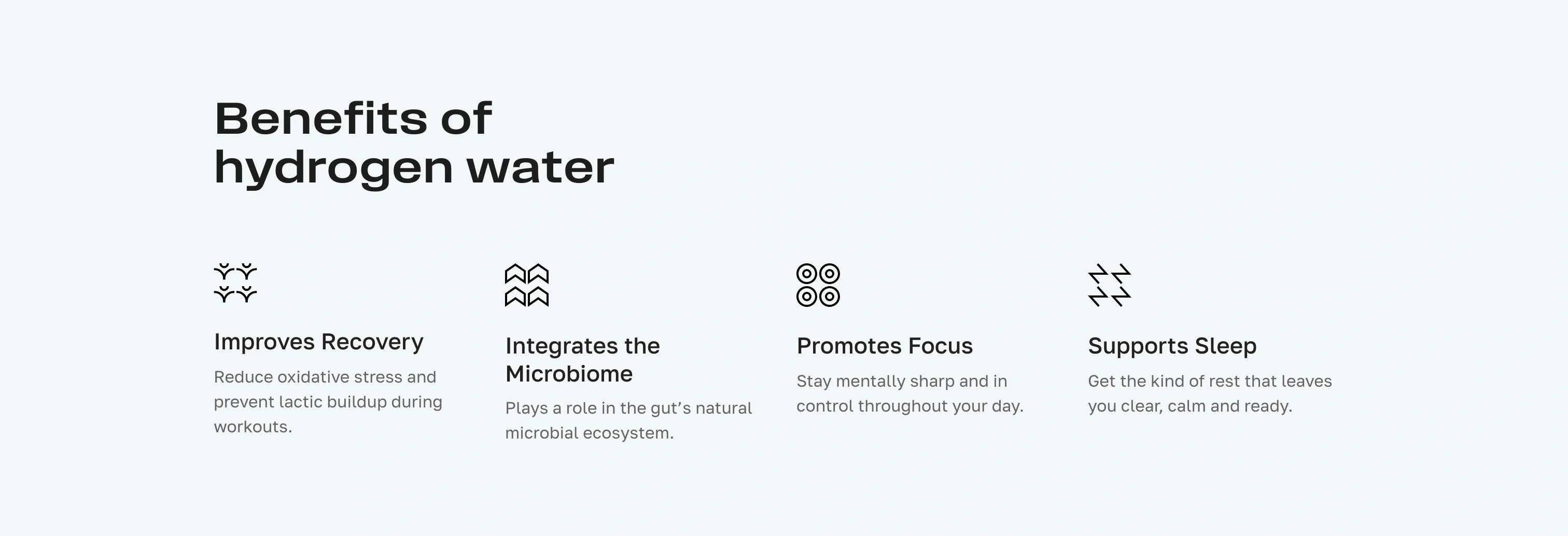 Benefits of Hydrogen Water