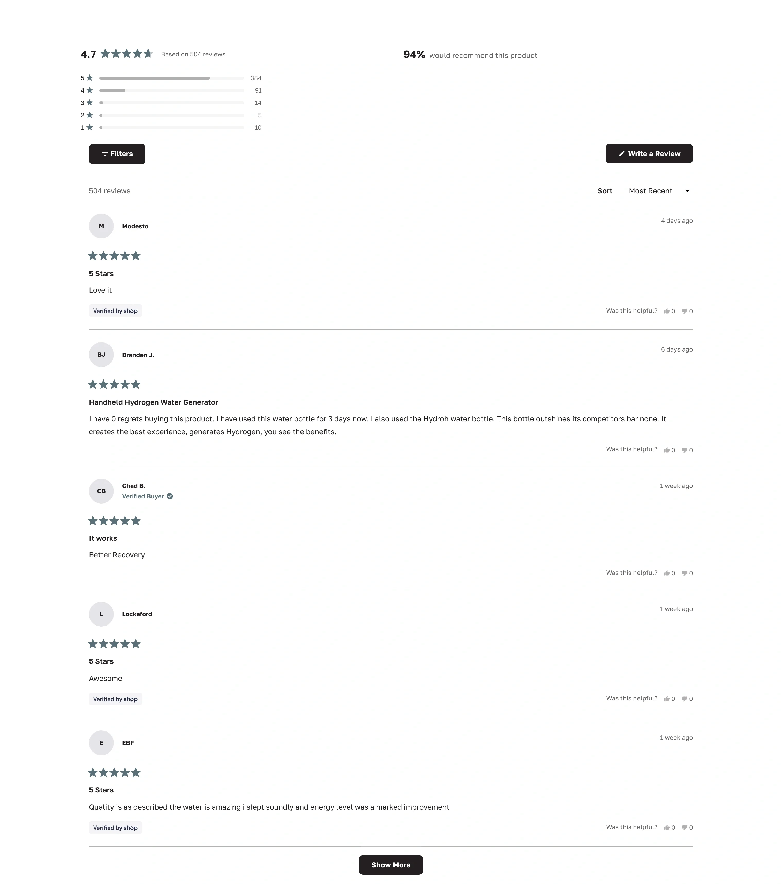 Customer Reviews