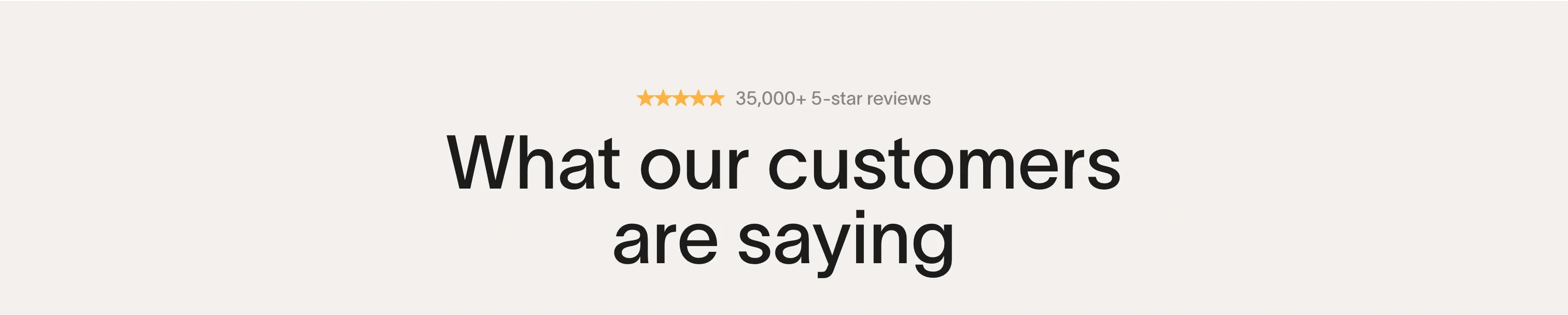 Reviews Heading