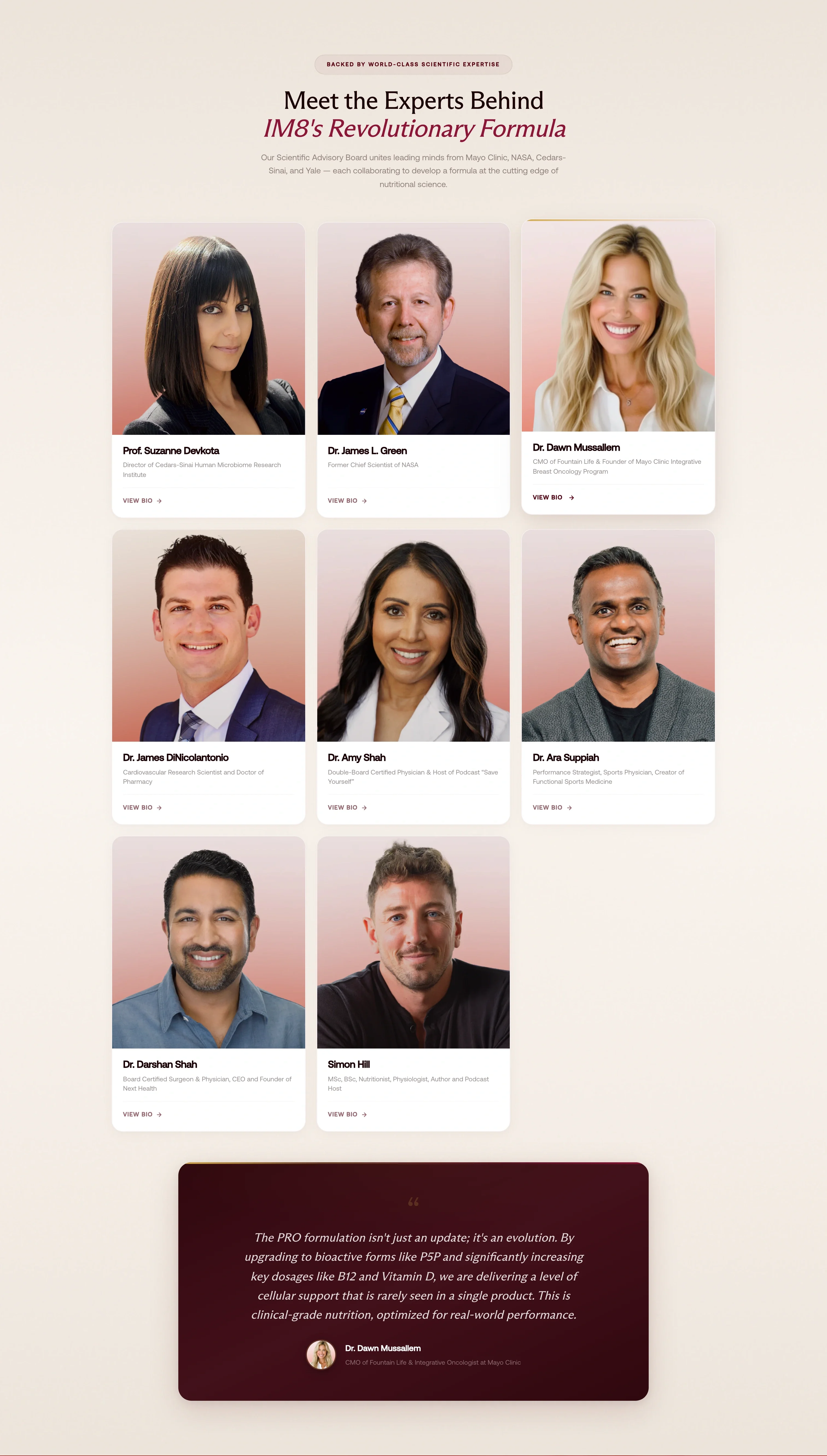 Scientific Advisory Board