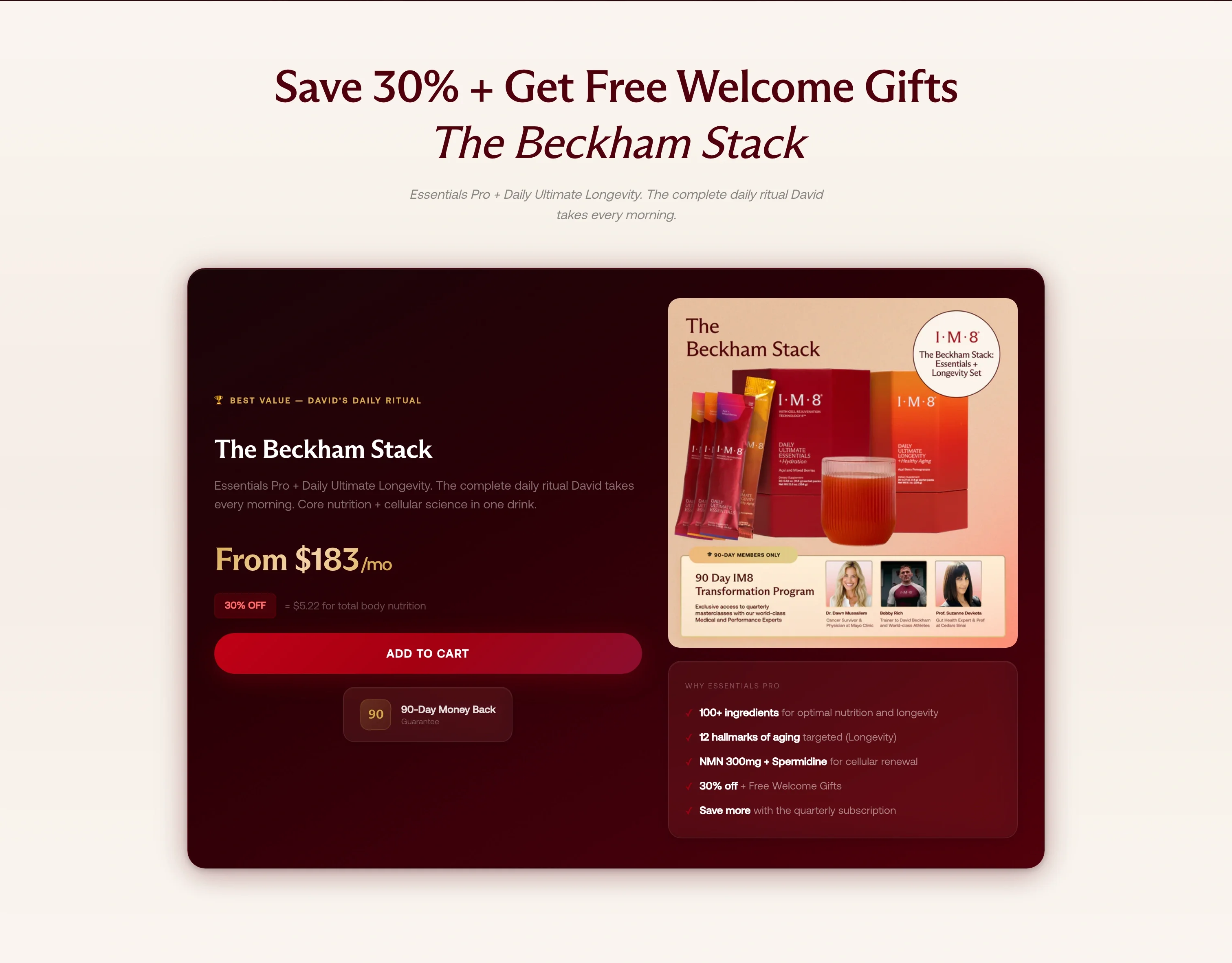 Beckham Stack CTA