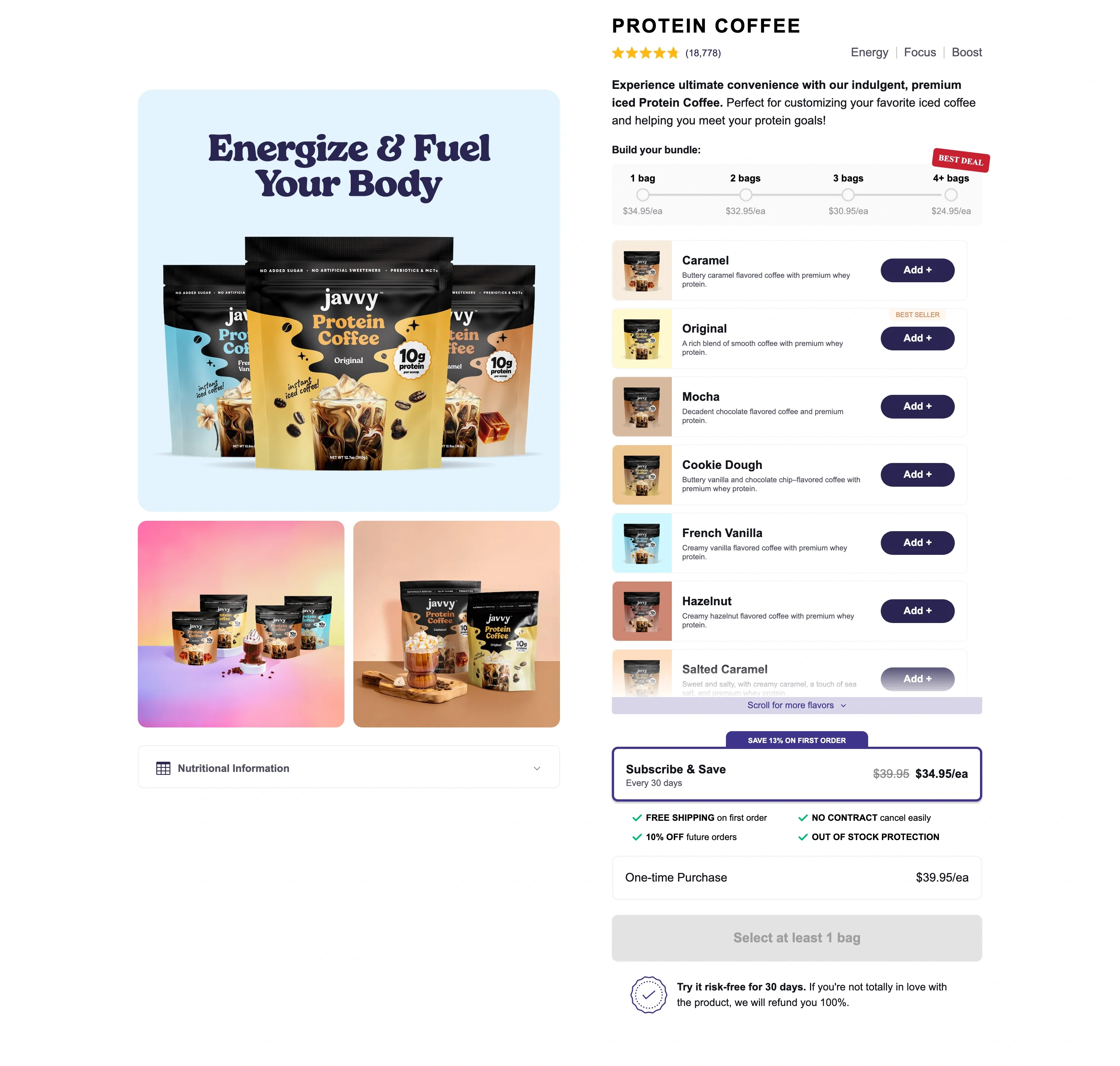 Protein Coffee Product Hero