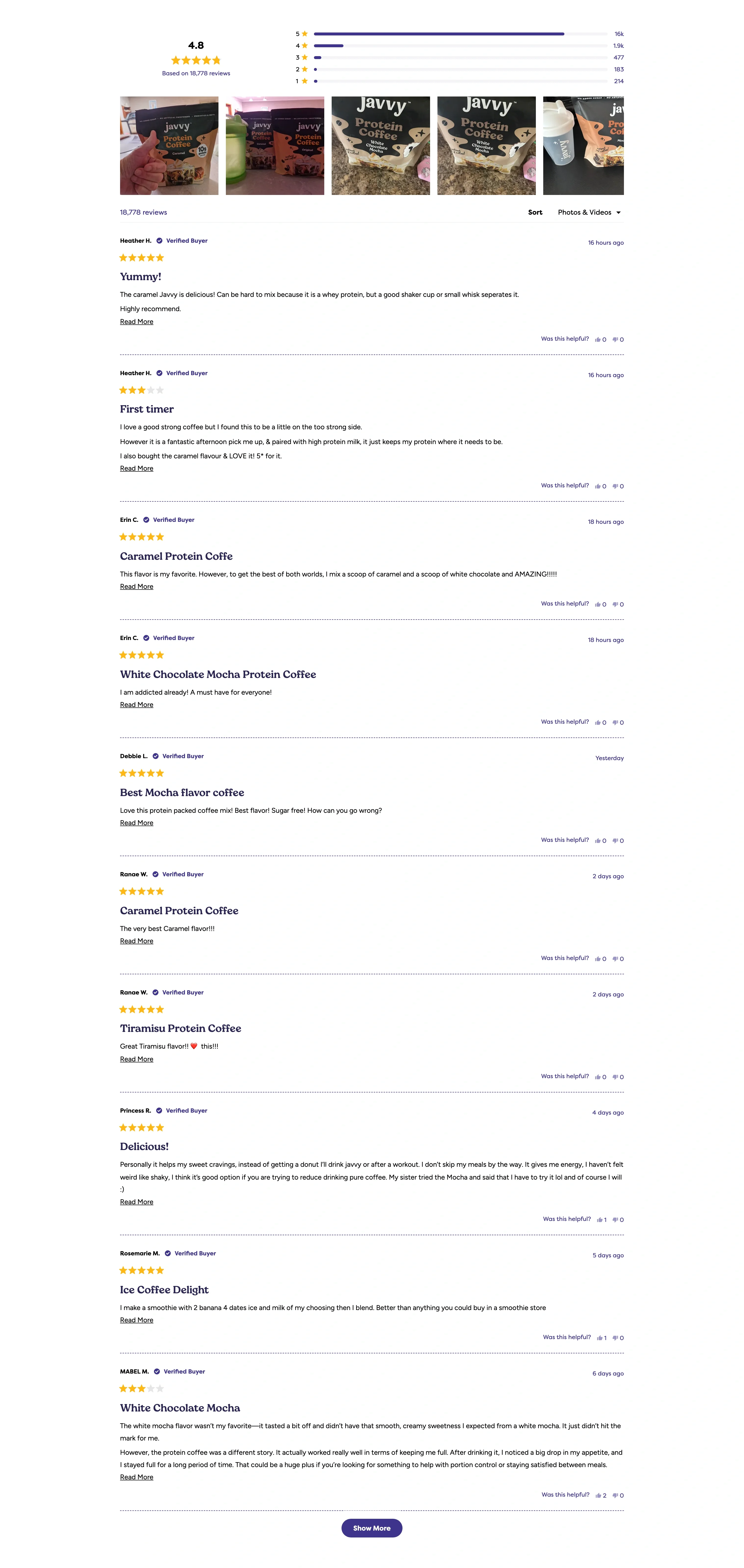 Customer Reviews Feed