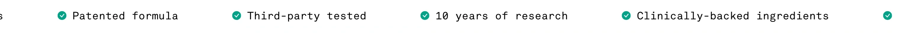 Clinically-Backed Credentials