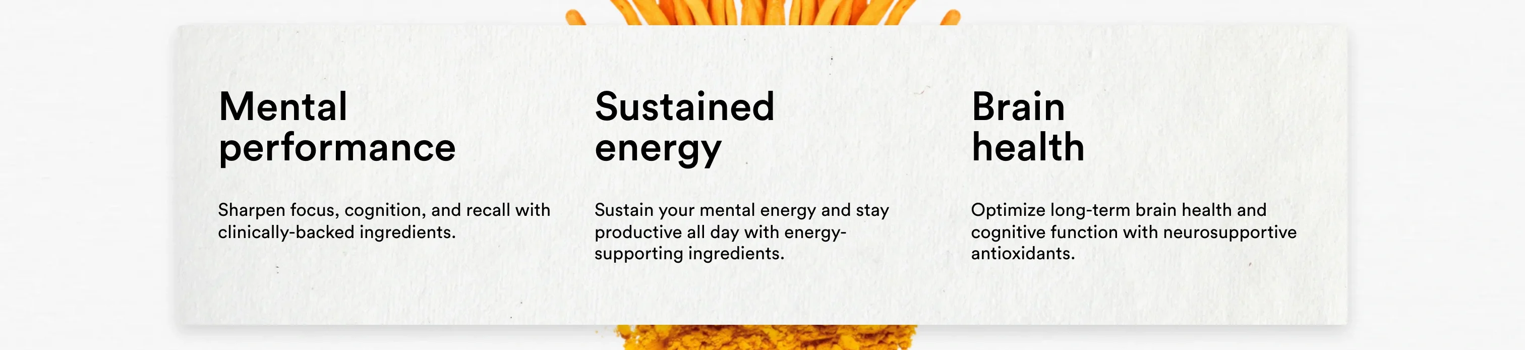Three Core Benefits