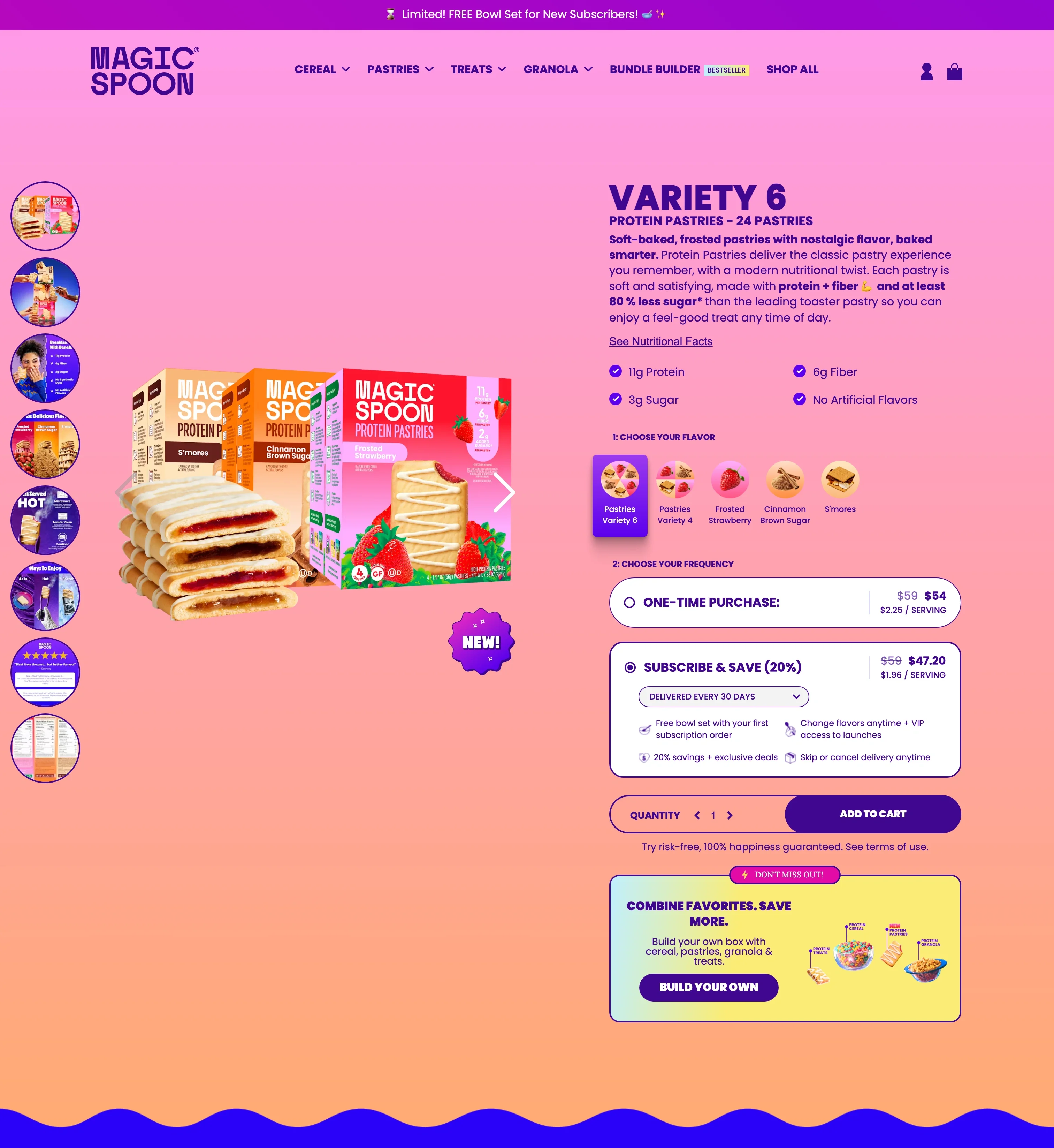 Protein Pastries Hero