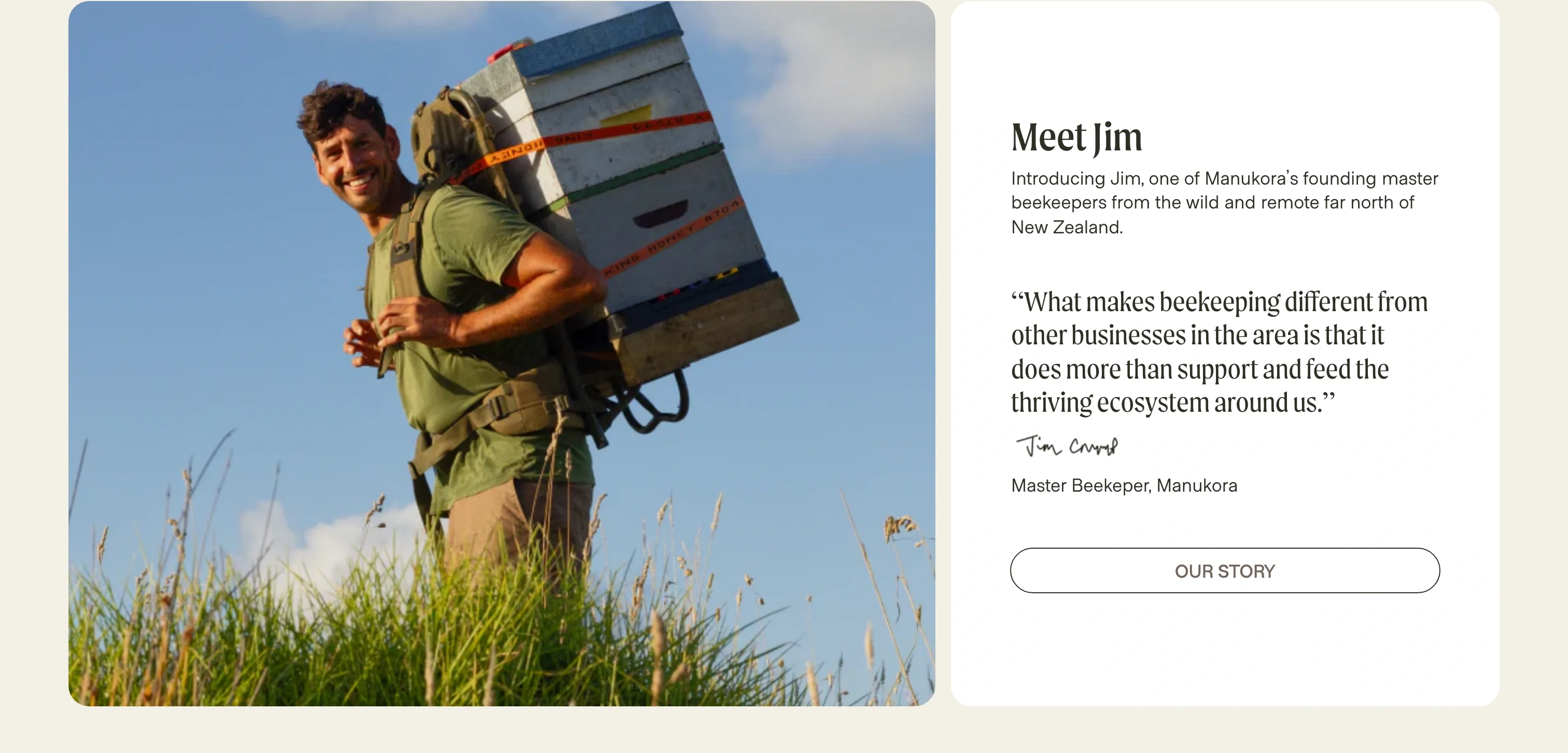 Meet Jim — Master Beekeeper
