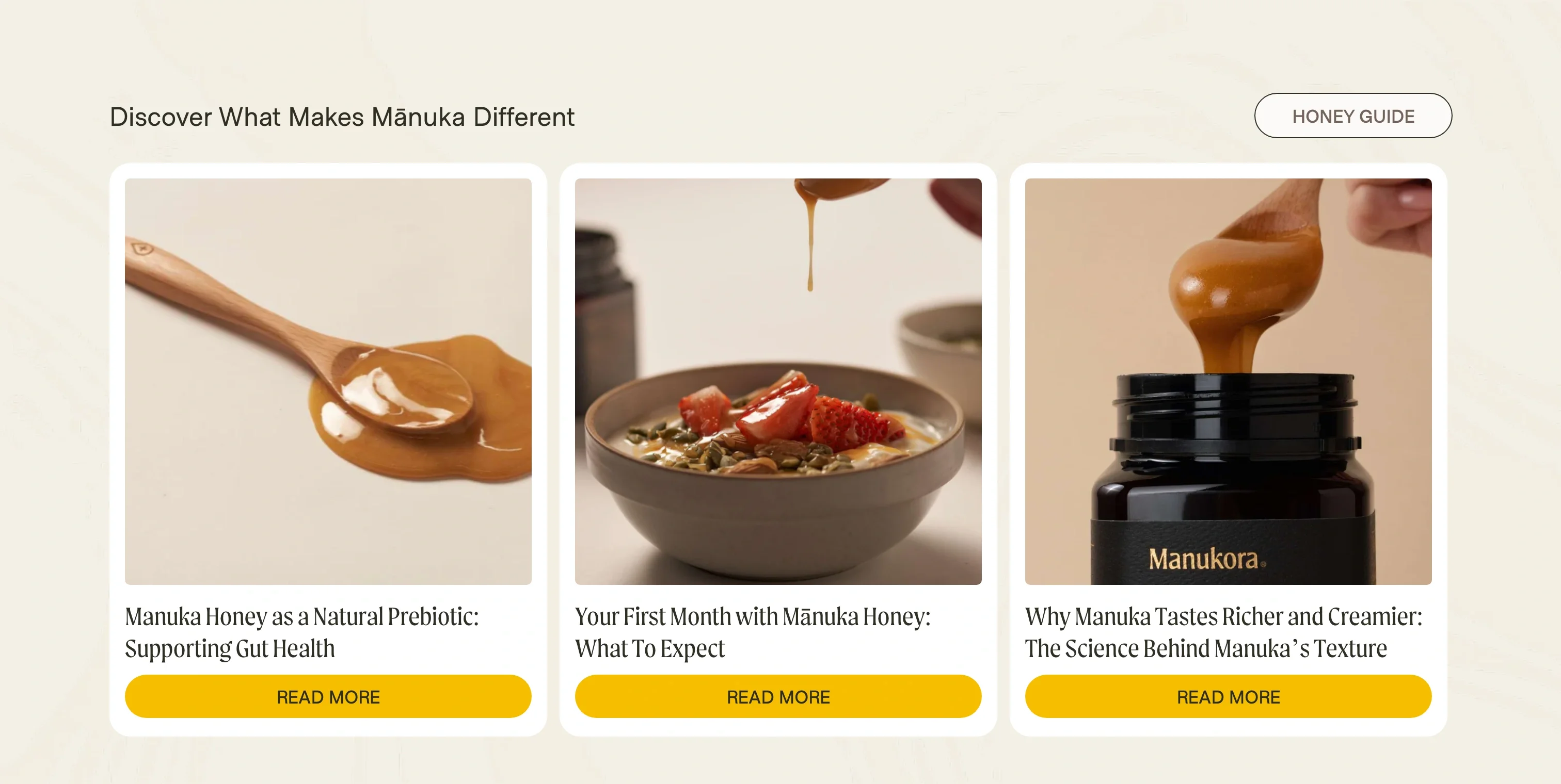 Discover Mānuka — Honey Guide