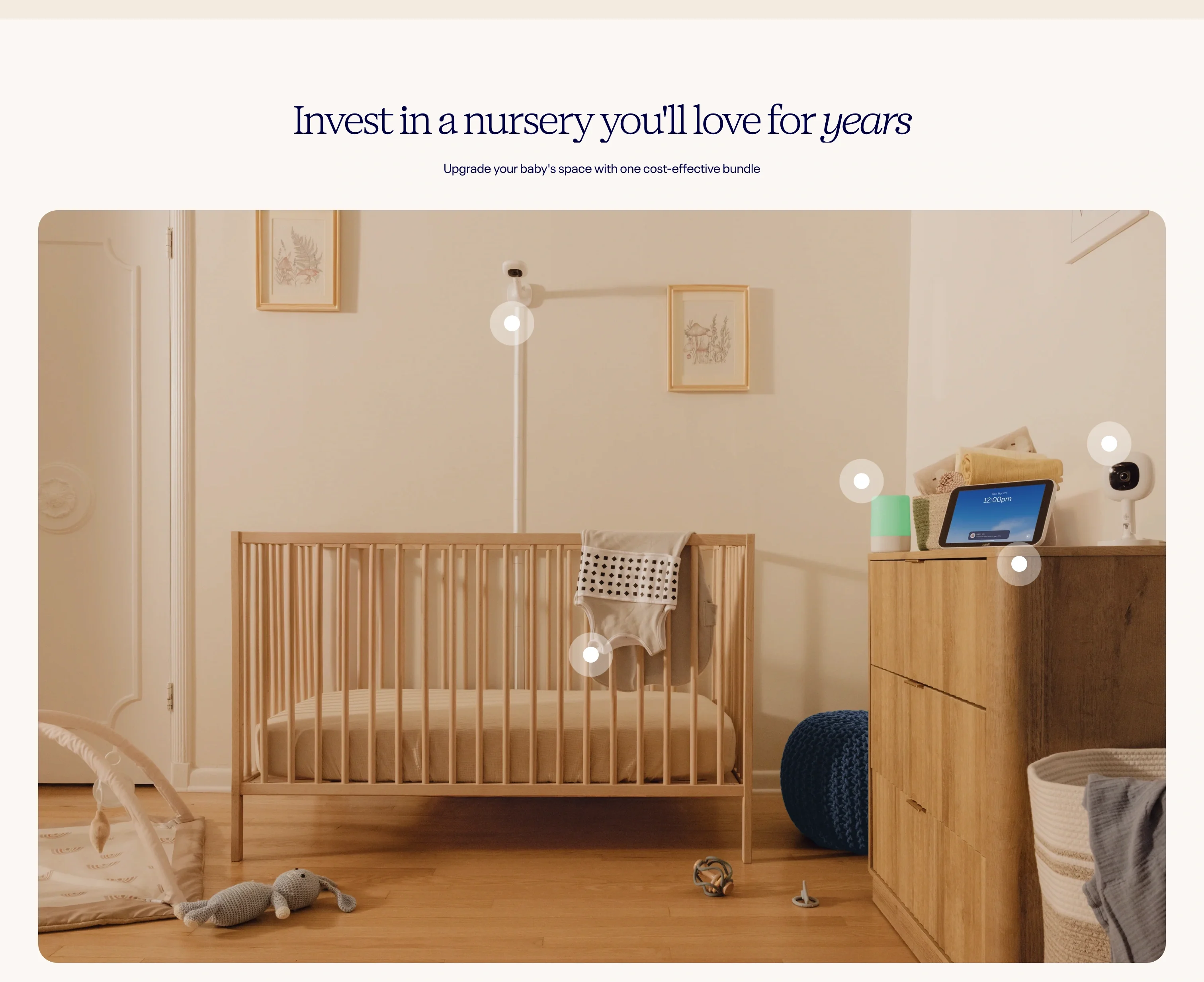 Product Grid — Invest in a Nursery
