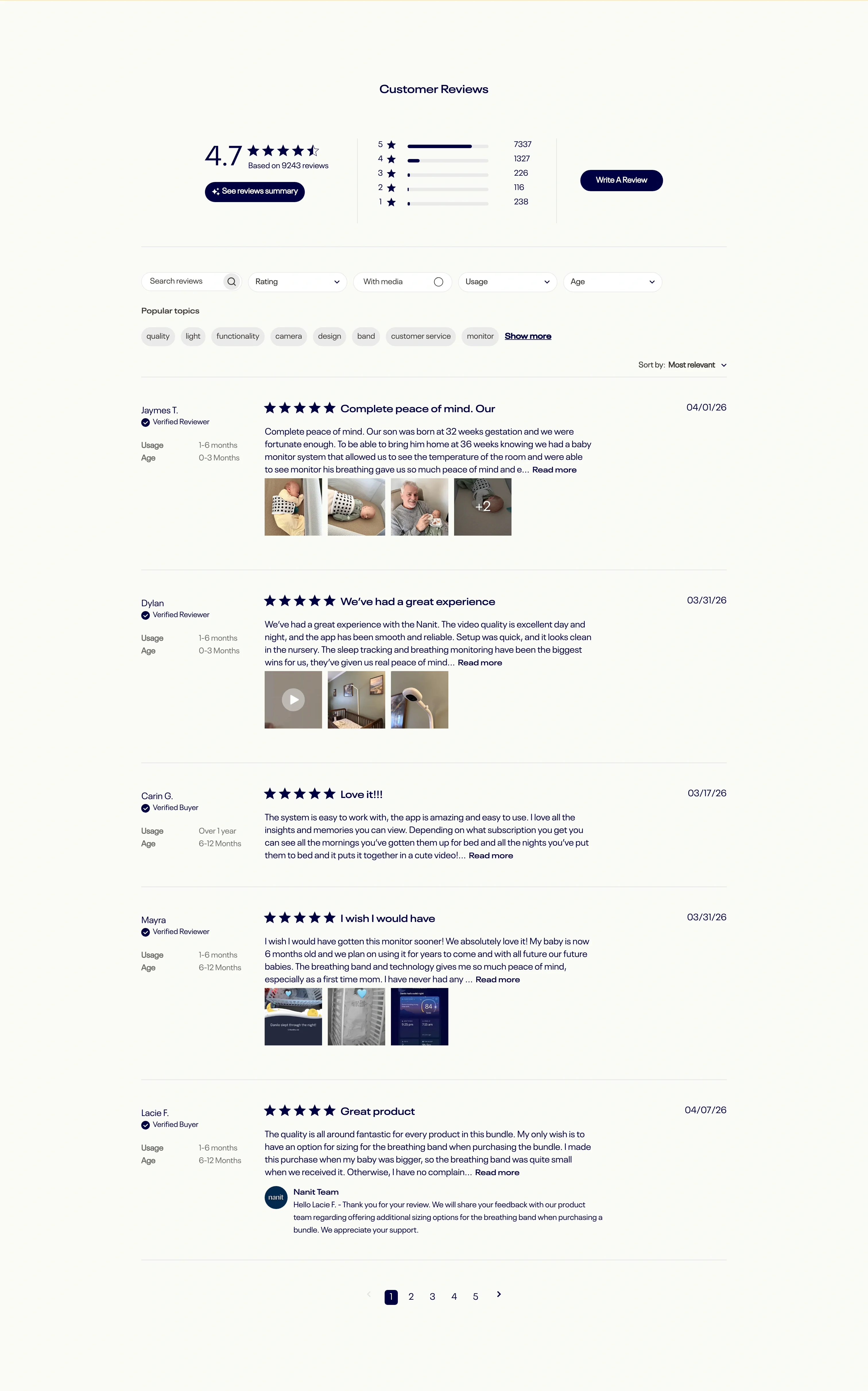Customer Reviews