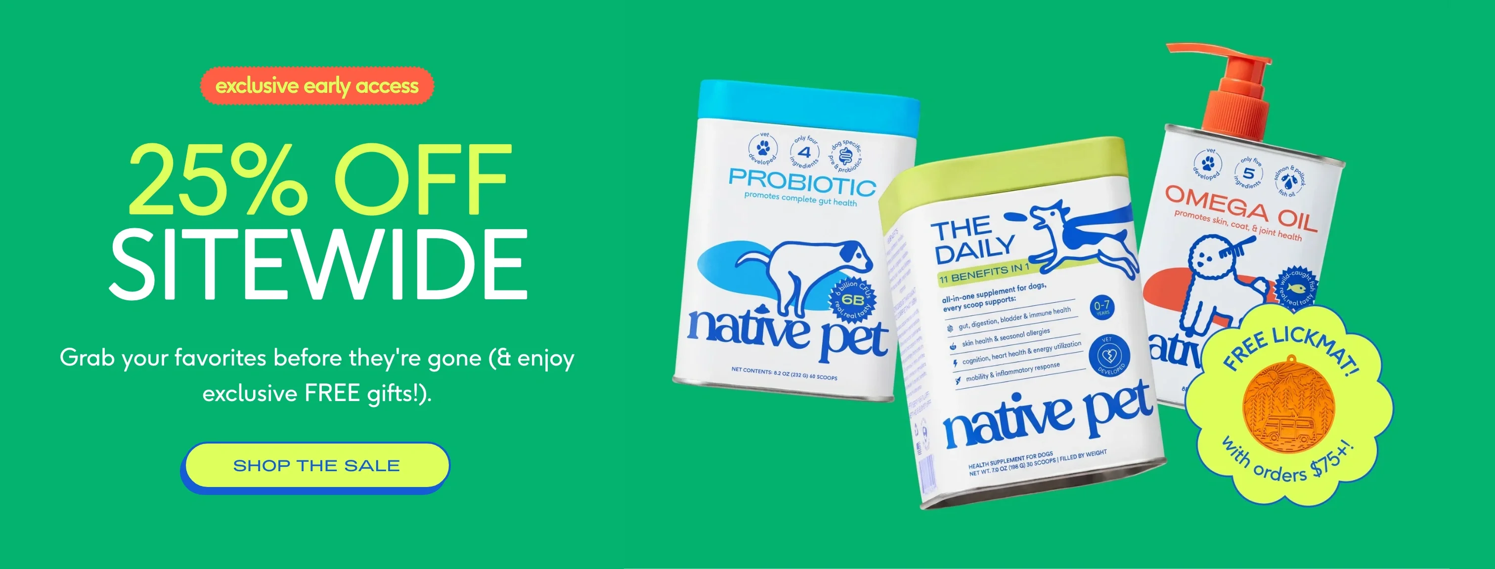 Sitewide Sale Banner