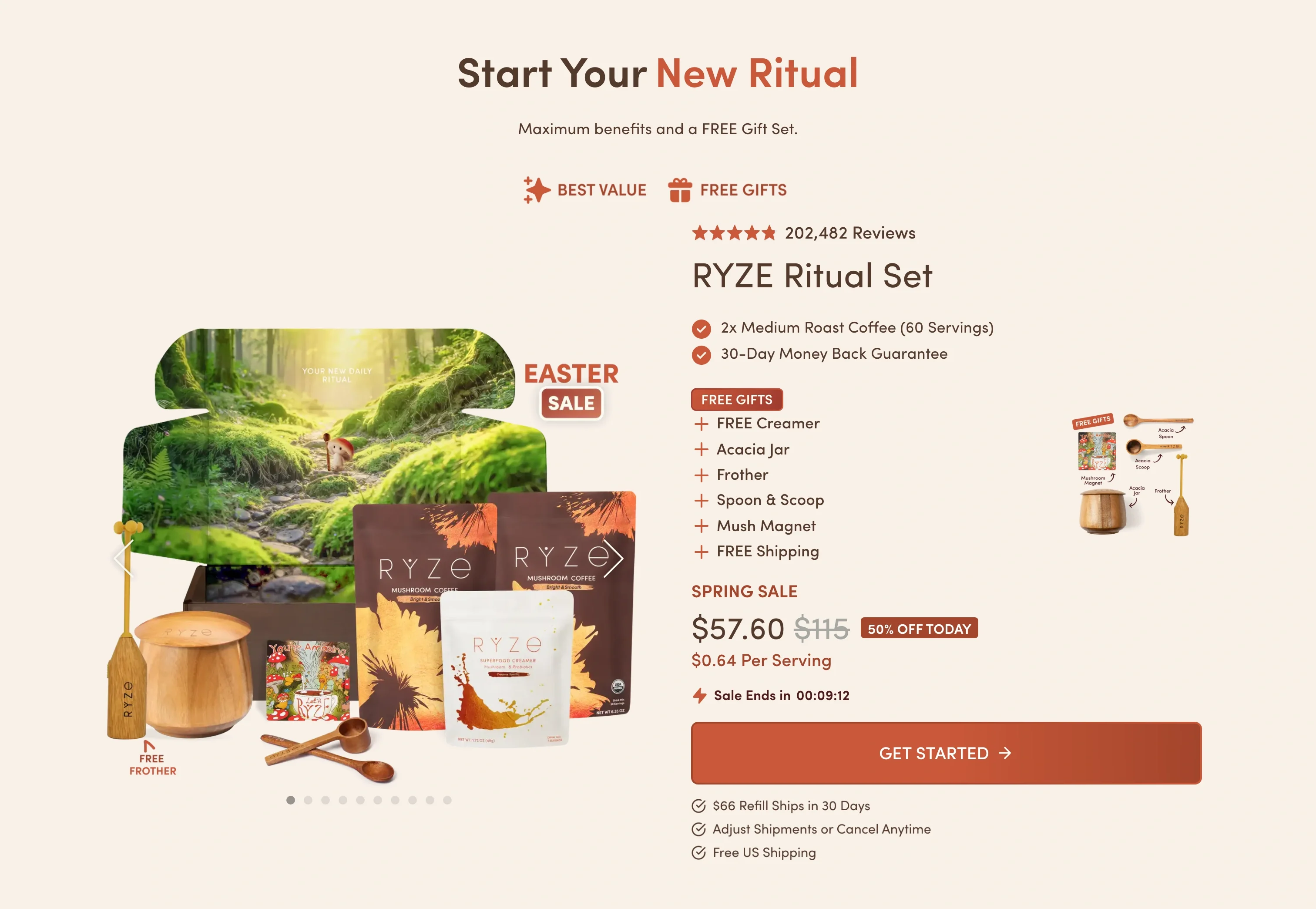 Ritual Set Upsell