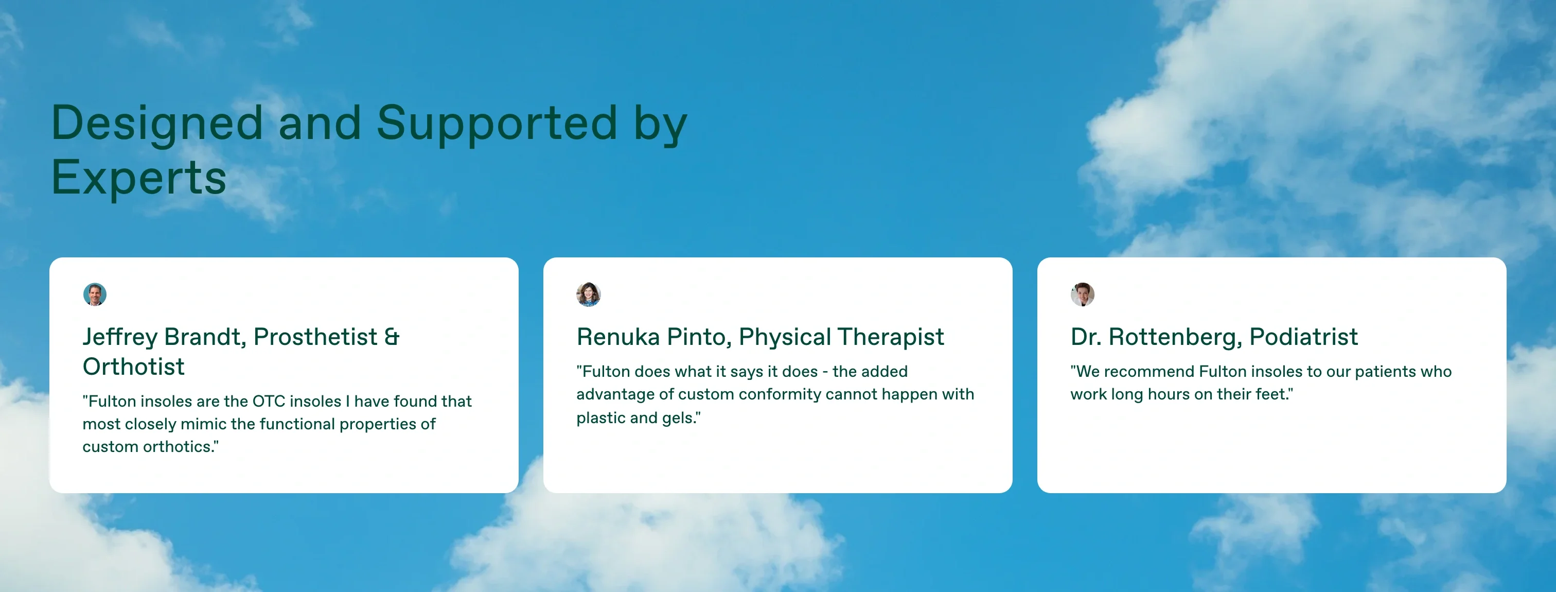 Expert Endorsements